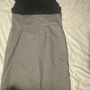 Elegant Black and White Women's Skirt